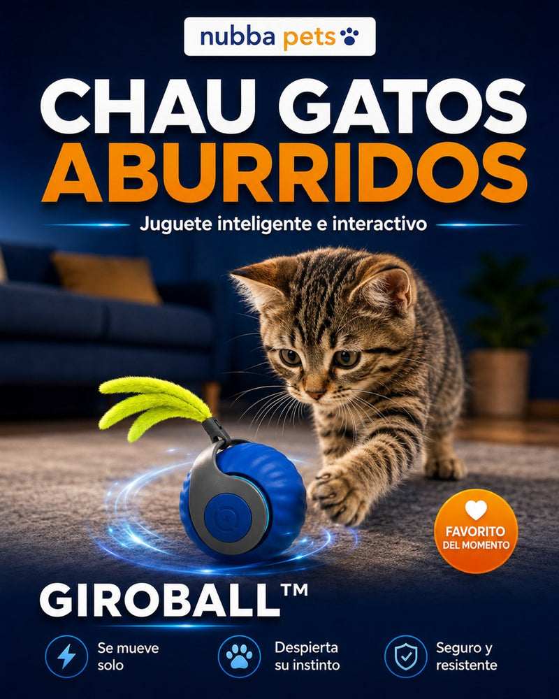 GiroBall™ — Pelota Interactiva Inteligente para Gatos