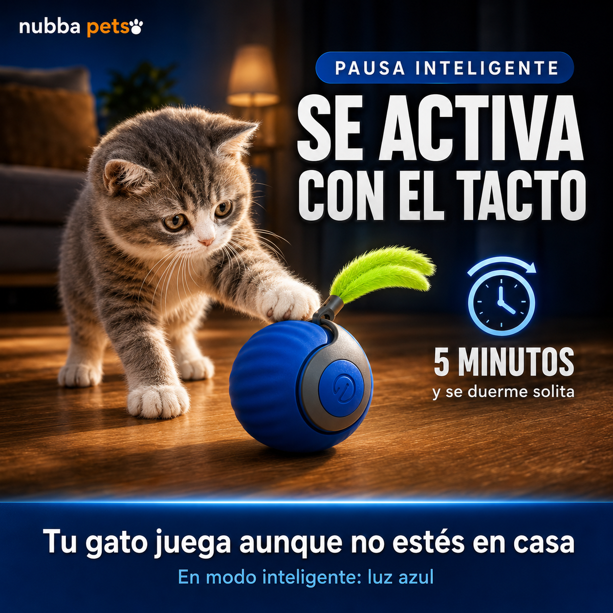GiroBall™ — Pelota Interactiva Inteligente para Gatos
